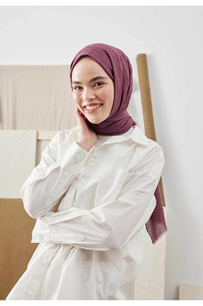 شال زرشکی زنانه پلی استر Fresh - کد 759418506