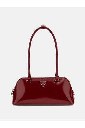 کیف دوشی قرمز زنانه پلی اورتان Guess - کد 898094536
