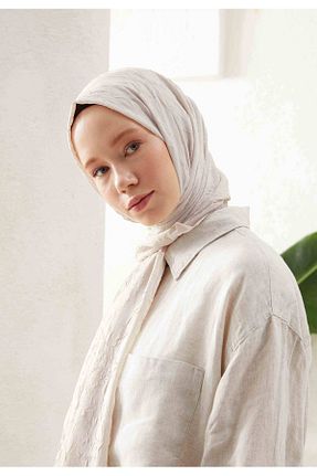 شال قهوه ای زنانه پلی استر Fresh - کد 760104180