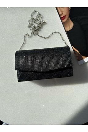 کیف مجلسی مشکی زنانه پارچه ای mywınd - کد 925954851