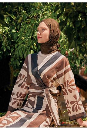 شال قهوه ای زنانه Fresh - کد 746203567