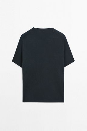 تیشرت آبی مردانه رگولار Massimo Dutti - کد 925954394