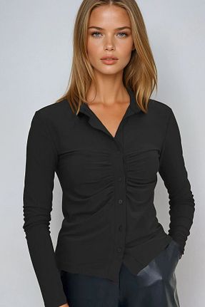 پیراهن مشکی زنانه رگولار VAGGON - کد 925954371