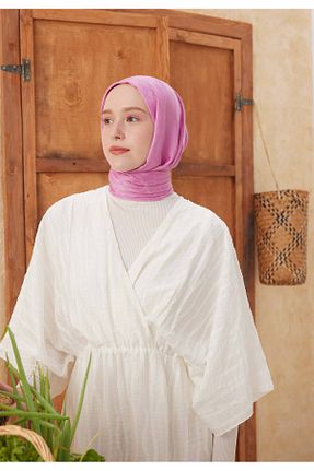 شال صورتی زنانه پنبه ای Fresh - کد 741589159