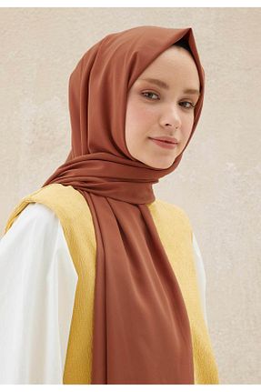 شال قهوه ای زنانه پلی استر Fresh - کد 696159942
