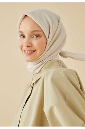 روسری طوسی پنبه پلی استر Fresh - کد 812888174