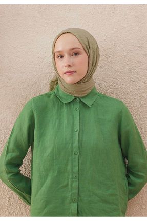 شال سبز زنانه پنبه پلی استر Fresh - کد 746204629