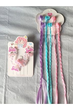 کلاه گیس صورتی بچه گانه Barbie - کد 926040283