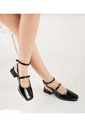کفش پاشنه بلند کلاسیک مشکی زنانه چرم لاکی ELDORADO - کد 925963320