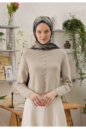 شال طوسی زنانه پنبه پلی استر Fresh - کد 834009410