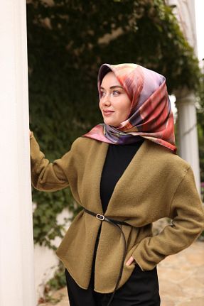 روسری صورتی İpek Tivil Silk Home - کد 872375263