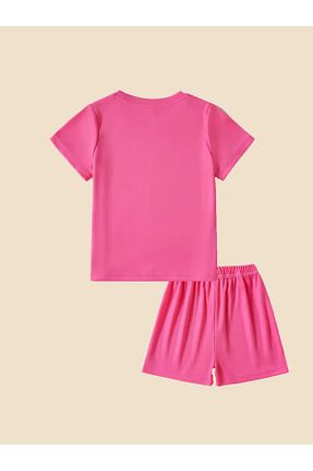 ست بالاتنه و پائین تنه صورتی بچه گانه بافت Afternoon Kids - کد 926063977