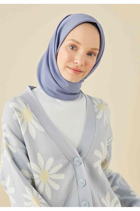 روسری آبی پنبه پلی استر Fresh - کد 812887202