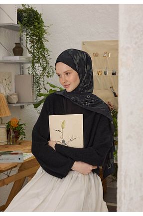 شال مشکی مردانه پنبه ای Fresh - کد 823857505