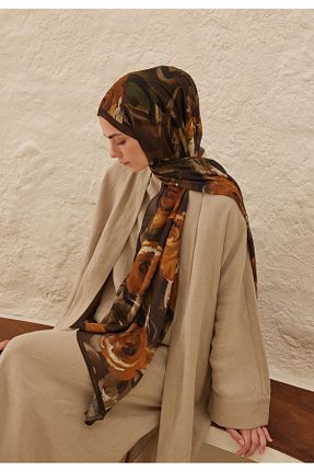 شال قهوه ای زنانه ویسکون Fresh - کد 833545910