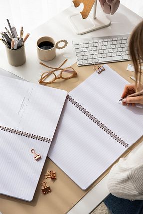 دفتر صورتی Karton PAPERORA - کد 923693542