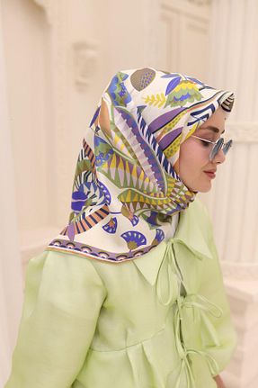 روسری رنگی İpek Tivil Silk Home - کد 922385986