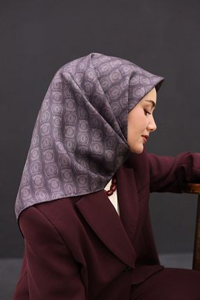 روسری بنفش İpek Tivil Silk Home - کد 881274103