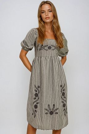 لباس طوسی زنانه بافت VAGGON - کد 925973609
