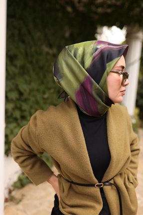 روسری سبز İpek Tivil Silk Home - کد 872191695