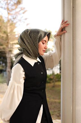 روسری سبز İpek Tivil Silk Home - کد 872166291