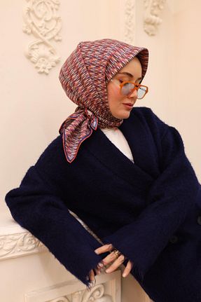 روسری قرمز İpek Tivil Silk Home - کد 881273800