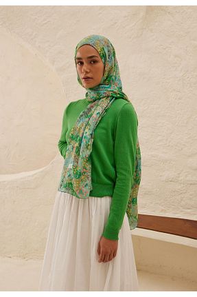 شال آبی زنانه ویسکون Fresh - کد 833546836