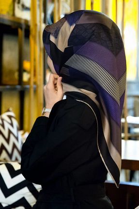روسری بنفش İpek Tivil Vissona - کد 925976224