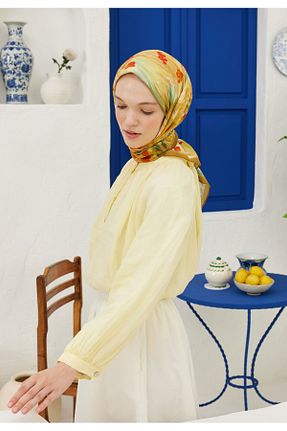 شال نارنجی مردانه پنبه ای Fresh - کد 858582448