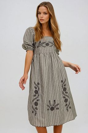 لباس طوسی زنانه بافت VAGGON - کد 925973609