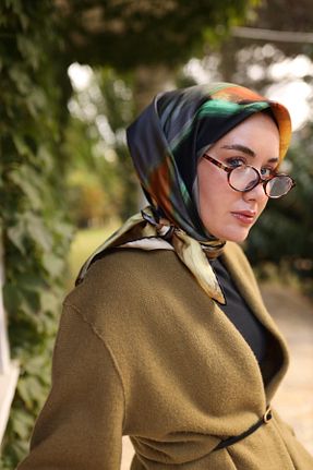 روسری طوسی İpek Tivil Silk Home - کد 872375070