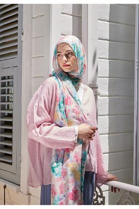 شال صورتی زنانه ویسکون Fresh - کد 833546583