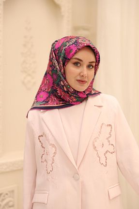 روسری سرمه ای İpek Tivil Silk Home - کد 925289550
