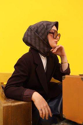روسری بنفش İpek Tivil Silk Home - کد 881274939