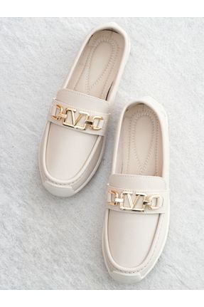 بابت بژ زنانه چرم مصنوعی Munshoes - کد 926003706