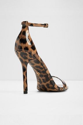 صندل قهوه ای زنانه پاشنه نازک Aldo - کد 926000975