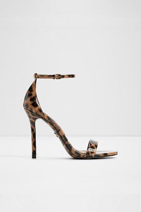صندل قهوه ای زنانه پاشنه نازک Aldo - کد 926000975
