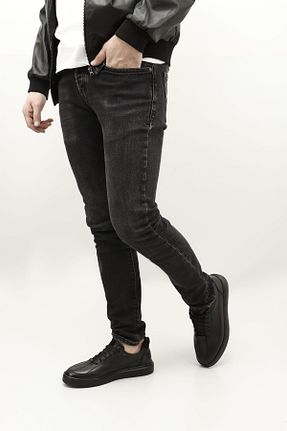 کفش اسنیکر مشکی مردانه چرم اصل GÖNDERİ(R) - کد 859679793