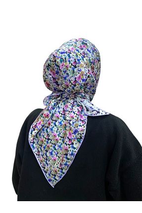 روسری رنگی 90 x 90 Aker - کد 926019069