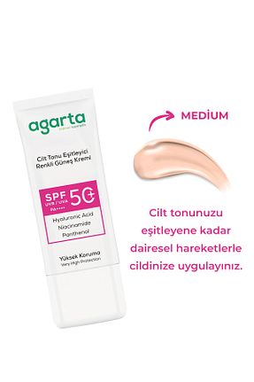 کرم ضد آفتاب صورت SPF 50 + Agarta - کد 926168043