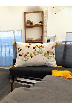 کوسن و روکش کوسن زرد پنبه ای LUWİNO HOME - کد 923581418