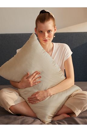 روکش بالش آبی ابریشم Beauty Pillow - کد 332609474