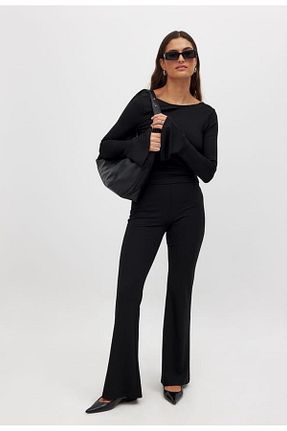 شلوار مشکی زنانه Penye Vera Tekstil - کد 901475638