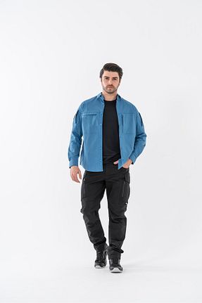 شلوار پارچه ای مشکی مردانه فاق بلند Combat Tactical - کد 926019274