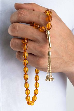 تسبیح زرد کهربا So Chic - کد 900201654