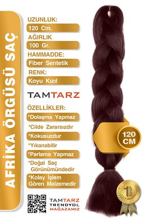 سایر اکسسوری مو زرشکی زنانه TAM TARZ - کد 885221009