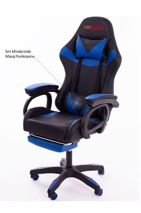 صندلی گیمینگ آبی Geriye doğru yatabilme ALC - کد 921600891