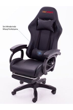 صندلی گیمینگ مشکی Geriye doğru yatabilme ALC - کد 921600530
