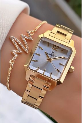 ساعت مچی طلائی زنانه 36-40 میلی متر Daniel Klein - کد 926172569