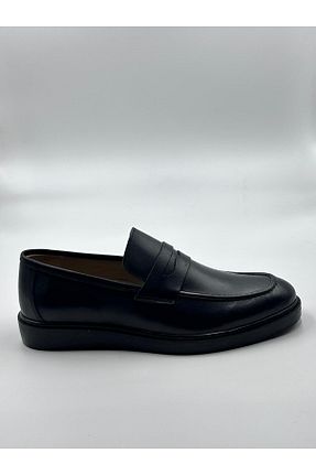 کفش کلاسیک مشکی مردانه چرم خالص EMIR - کد 926064173